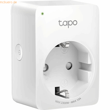 Steuern Sie Ihre Hausgeräte ganz einfach und smart mit dem TP-Link Tapo P100 WLAN Smart Plug. Mit der kostenlosen Tapo App können Sie alle angeschlossenen Geräte bequem über Ihr Smartphone steuern - jederzeit und überall.> Highlights- Zugriff von unterwegs: Steuern Sie alle Geräte bequem übers Smartphone  überall und zu jeder Zeit- Erstellen von Zeitplänen: Schalten Sie Ihre Geräte automatisch zu verschiedenen Zeiten an und aus  z.B. bei Sonnenauf- und Sonnenuntergang- Abwesenheitsmodus: Schalten Sie Ihre Lichter zu unterschiedlichsten Zeiten an und aus