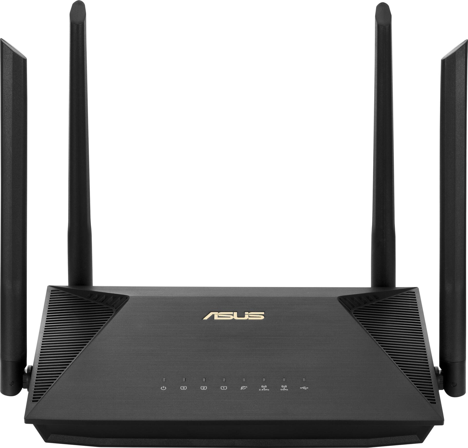 ASUS RT-AX1800U WLAN-Router Gigabit Ethernet Dual-Band (2,4 GHz/5 GHz) Schwarz (RT-AX1800U)