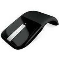 Microsoft Arc Touch Mouse – Maus – optisch – 2 Tasten – drahtlos – 2.4 GHz – kabelloser Empfänger (USB) – Schwarz (RVF-00050)