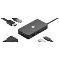 Microsoft USB-C Travel Hub – Docking Station – USB-C – VGA, HDMI – GigE – kommerziell