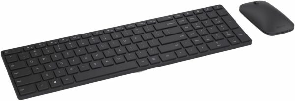 minimalistisches Design aus. Sowohl die präzise BlueTrack-Maus als auch die farblich abgestimmte Tastatur lassen sich kabellos und unkompliziert per Bluetooth Smart mit kompatiblen PCs