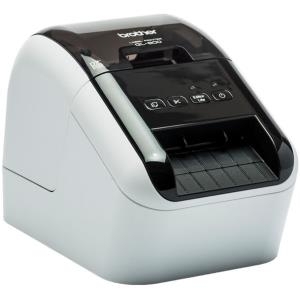 Brother QL-800 – Etikettendrucker – zweifarbig (monochrom) – Thermopapier – Rolle (6,2 cm) – 300 x 600 dpi – bis zu 148 mm/Sek. – USB 2.0, USB-Host (QL800ZG1)