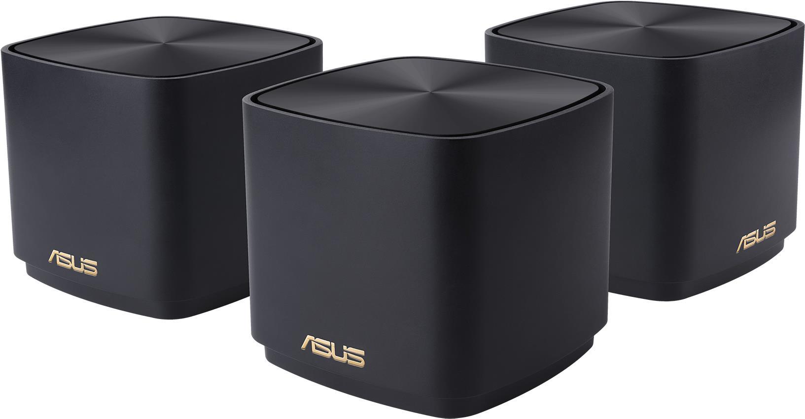 ASUS ZenWiFi XD4 Plus (B-3-PK) Dual-Band (2,4 GHz/5 GHz) Wi-Fi 6 (802.11ax) Schwarz 2 Intern (90IG07M0-MO3C50)