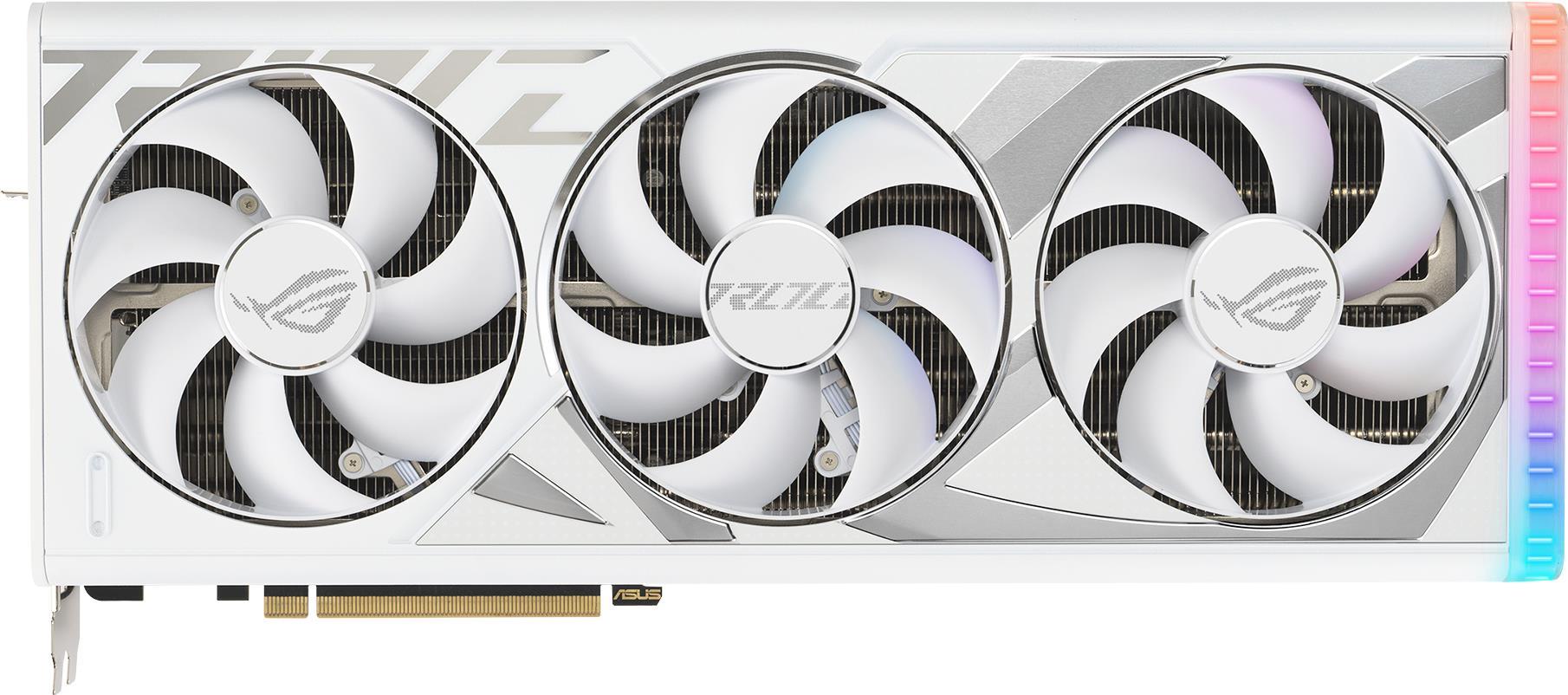 ASUS ROG Strix GeForce RTX 4080 – OC Edition – Grafikkarten – GeForce RTX 4080 – 16GB GDDR6X – PCIe 4,0 – 2 x HDMI, 3 x DisplayPort – weiß (90YV0IC3-M0NA00)