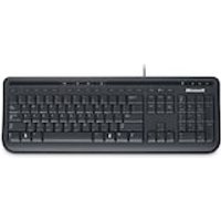 Microsoft Wired Keyboard 600 Englisches Tastaturlayout Schwarz