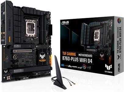 ASUS TUF Gaming B760-Plus WIFI – Intel – LGA 1700 – Intel® Celeron® – Intel® Core i3 – Intel® Core i5 – Intel® Core i7 – LGA 1700 – DDR5-SDRAM – 128 GB (90MB1ER0-M0EAY0)