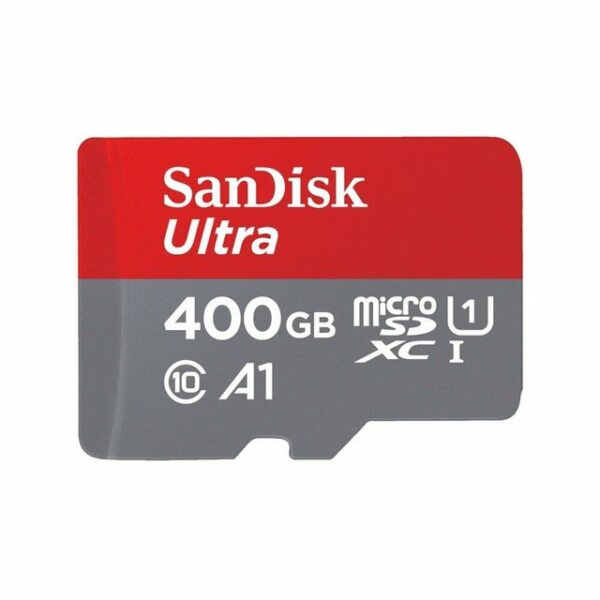 SanDisk microSDXC Speicherkarte Ultra 400 GB  Adapter Mobile micro SDXC Speicherkarte A1/UHS-I/Cl.10/120MB/sMit der SanDisk Ultra® microSD™-UHS-I-Karte können Sie mehr aufnehmen