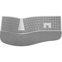 Die Microsoft Surface Ergonomische Tastatur ergonomische Tastatur kabellos grau: komfortables ArbeitenWählen Sie die Microsoft Surface Ergonomische Tastatur ergonomische Tastatur kabellos grau Ihrer Gesundheit zuliebe. Bei hohem Arbeitspensum können Handgelenk- oder Sehnenscheiden-Probleme bei PC-Arbeiten auftreten. Lenken Sie mit diesem ergonomisch geformten Modell dagegen. Zudem profitieren Sie dank kabelloser Verbindung von mehr Bewegungsraum.Die Funktionen im ÜberblickDas Modell ist mit Windows 10 problemlos verwendbar. Einfach per Bluetooth mit Ihrem PC verbinden und schon kann es losgehen.Passt schon mal zu dem