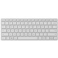 Microsoft Designer Compact – Tastatur – kabellos – Bluetooth 5.0 – QWERTZ – Deutsch – Glacier