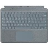 Microsoft Surface Pro Signature Keyboard – Tastatur – mit Touchpad, Beschleunigungsmesser, Surface Slim Pen 2 Ablage- und Ladeschale – QWERTZ – Deutsch – Eisblau – für Surface Pro 8, Pro X