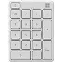 Microsoft Number Pad – Tastenfeld – kabellos – Bluetooth 5,0 – Glacier (23O-00029)