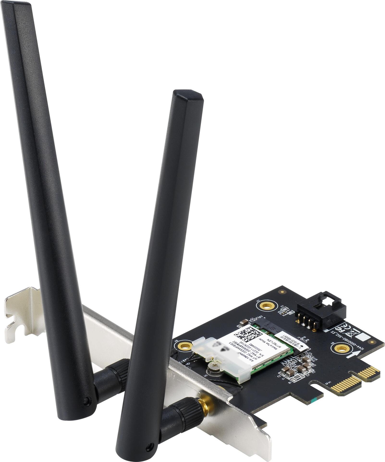 ASUS PCE-AX1800 – Netzwerkadapter – PCIe – 802.11a, 802.11b/g/n, 802.11ax (Wi-Fi 6), Bluetooth 5.2