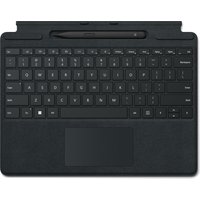 Microsoft Surface Pro Signature Keyboard – Tastatur – mit Touchpad, Beschleunigungsmesser, Surface Slim Pen 2 Ablage- und Ladeschale – AZERTY – Französisch – Schwarz – kommerziell – mit Slim Pen 2 – für Surface Pro 8, Pro X