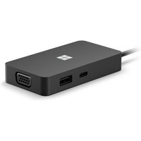 Microsoft USB-C Travel Hub 1x USB-C 1x USB-A 1x VGA 1x Ethernet 1x HDMI SchwarzDer Arbeitsplatz