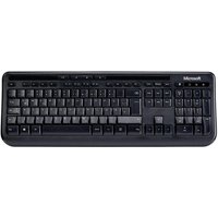 Microsoft Wired Keyboard 600 Tastatur (Tastatur kabelgebunden, deutsches QWERTZ Tastaturlayout, schwarz)