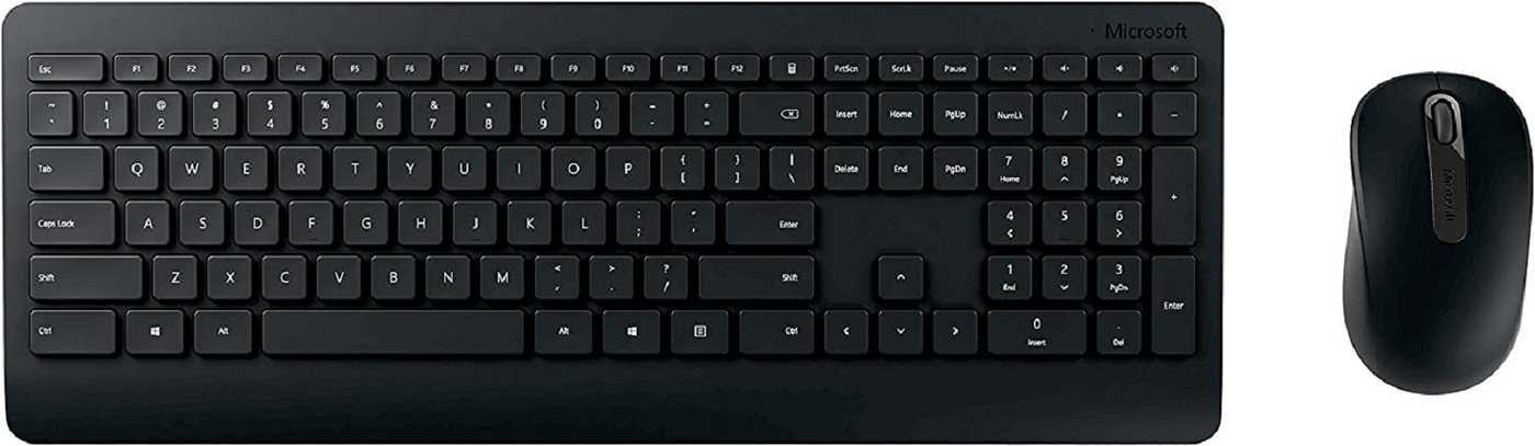 Microsoft Wireless Desktop 900 Standard Layout PT3-00008 Schwarz Tastatur- und Maus-Set, (2 St)