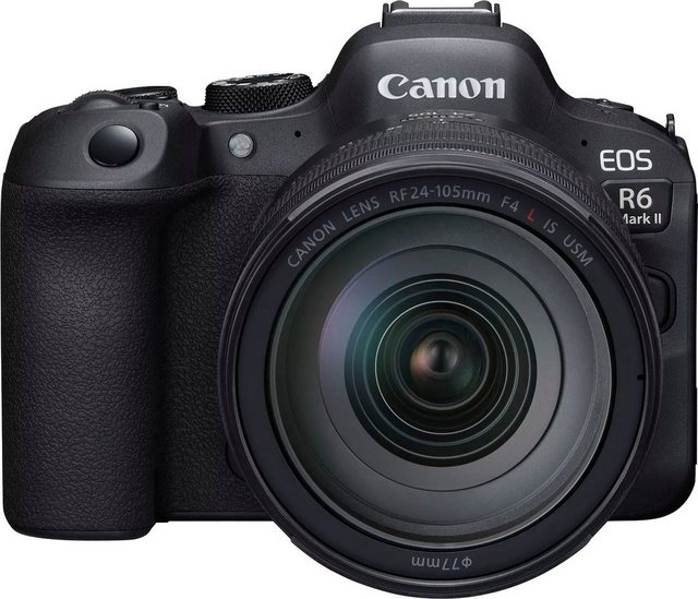 Canon EOS R6 Mark II Systemkamera (RF 24-105mm F4 L IS USM, 24,2 MP, Bluetooth, WLAN (Wi-Fi)