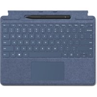 • Für Microsoft Surface Pro 8/X/9 • Ultraflache Bauweise • Hintergrundbeleuchtung für Nutzung bei allen Lichtverhältnissen • Windows-Schnellzugriffstasten