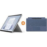 Surface Pro 9 Evo Platin 13″ 2in1 i5 8GB/256GB Win11 QEZ-00004 KB Saphir + Pen 2