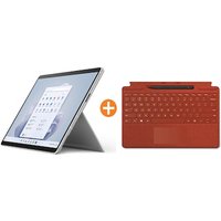 Surface Pro 9 Evo Platin 13″ 2in1 i7 16GB/1TB Win11 QKI-00004 KB Mohnrot + Pen 2