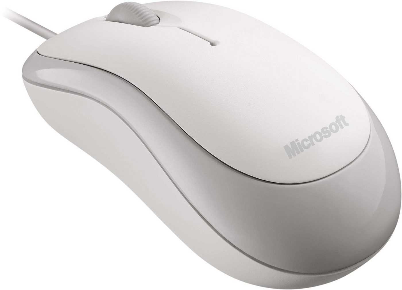 Microsoft Basic Optical ergonomische Maus (kabelgebunden)