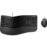 Microsoft Kabelgebunden Tastatur, Maus-Set Tastatur- und Maus-Set, Ergonomisch