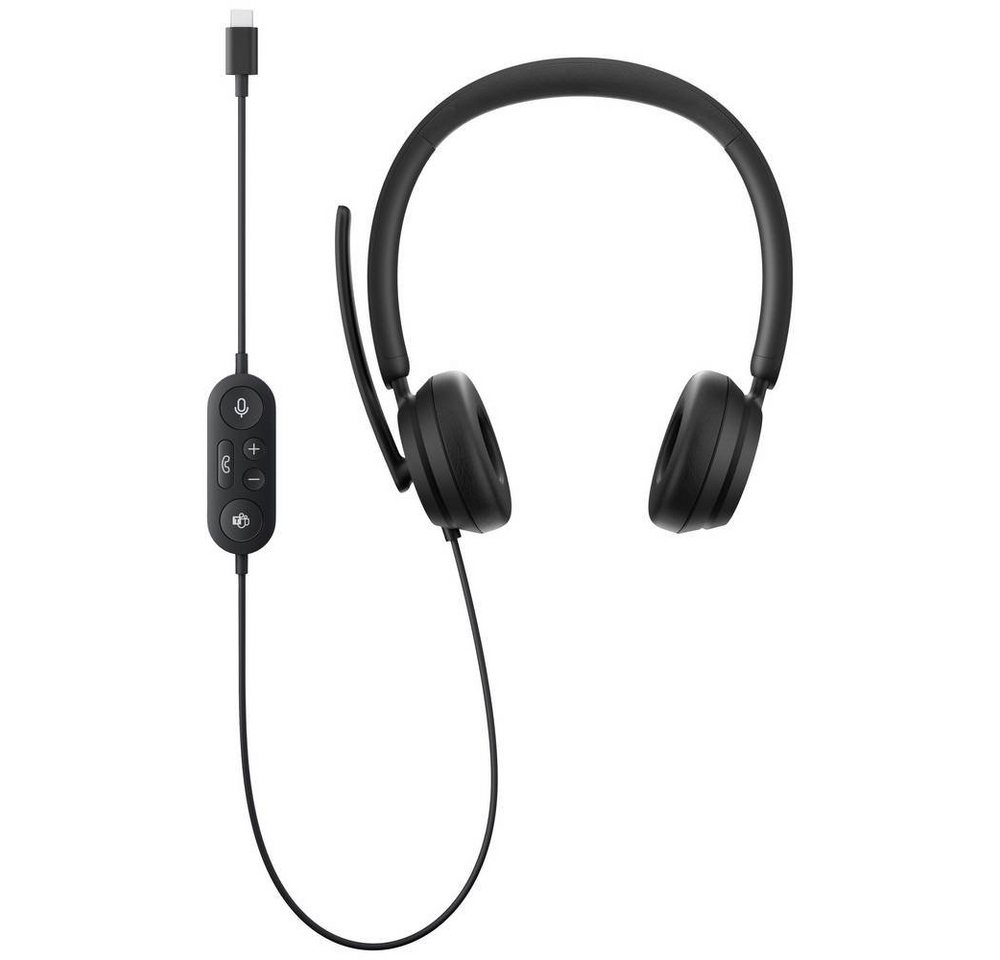 Microsoft On Ear Headset Kopfhörer (Lautstärkeregelung, Mikrofon-Stummschaltung)