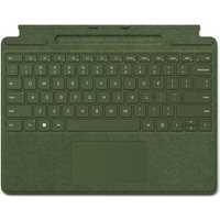 Microsoft Surface Pro Signature Keyboard – Tastatur – mit Touchpad, Beschleunigungsmesser, Surface Slim Pen 2 Ablage- und Ladeschale – QWERTZ – Deutsch – Wald – für Surface Pro 8, Pro 9, Pro X (8XA-00125)