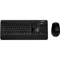 Microsoft Wireless Desktop 3050 Funk Tastatur, Maus-Set Deutsch, QWERTZ, Windows® Schwarz