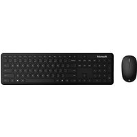 Microsoft Bluetooth Desktop – Für Untern Kabellos Tastatur, Maus-Set Deutsch, QWERTZ Matt Schwarz