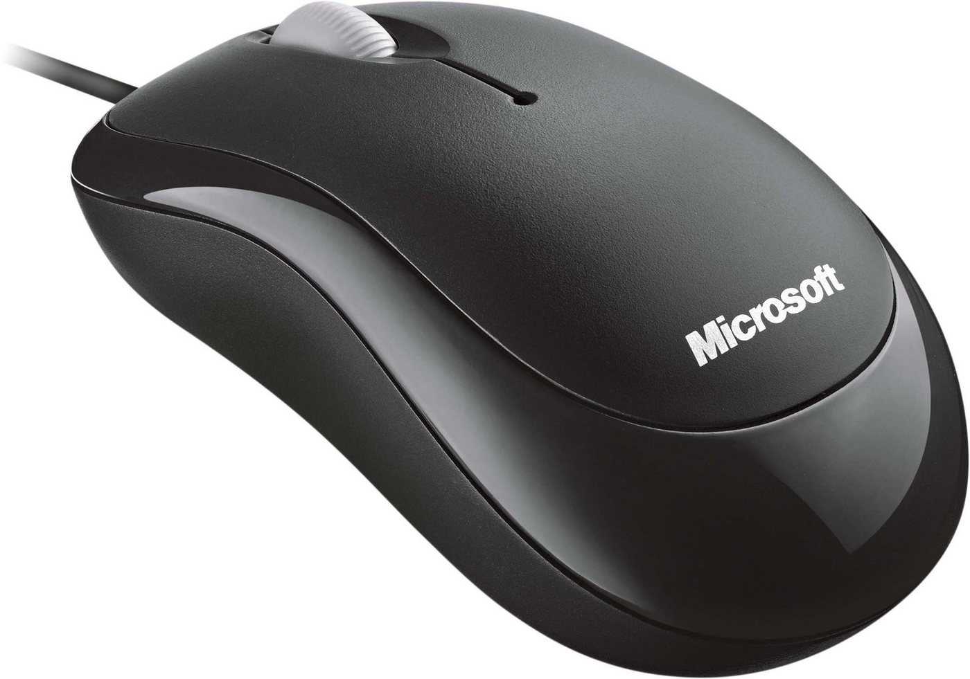 Microsoft Basic Optical ergonomische Maus (kabelgebunden)