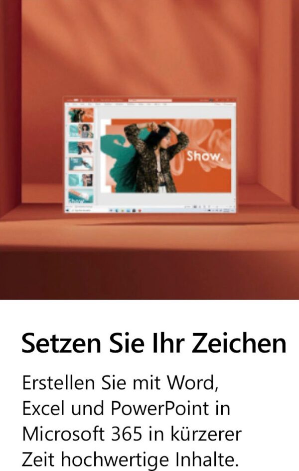 Microsoft Officeprogramm »original Microsoft 365 Single für 1 Person«, (1 St.), Premium-Office-Apps, 1 TB OneDrive Cloudspeicher, Product Key in Box – Bild 3