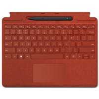 Microsoft Surface Pro Signature Keyboard 8X6-00025 Tastatur (Tastatur mit Touchpad, Type Cover Ortler rot)