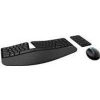 Microsoft Sculpt Ergonomic Desktop – Set aus Tastatur, Maus und Ziffernblock – kabellos – 2.4 GHz – Belgien (B-Ware)