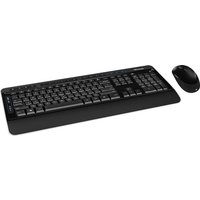 Microsoft Microsoft® Wireless Desktop 3050 with AE Funk Tastatur, Maus-Set  Englisch, QWERTY Schwarz