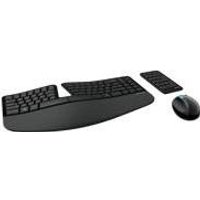 Microsoft Sculpt Ergonomic Desktop – Set aus Tastatur, Maus und Ziffernblock – kabellos – 2.4 GHz – Belgien (B-Ware)