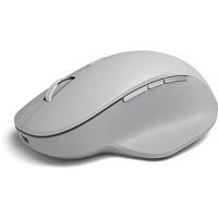 Surface Maus ist ergonomisch geformt und macht zusammen mit Surface und Tastatur die Arbeit spielend leicht. Sie passt ideal zur eleganten Optik und Spitzenleistung von Surface. Das Mausrad aus Metall fühlt sich unter dem Finger solide an und die Maus liegt perfekt in der Hand.