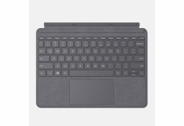 kompaktes Design Vollwertige TastaturMit Surface Go Type Cover tippen Sie zuverlässig und mühelos. Ultraschlank und kompakt und funktioniert dennoch wie eine herkömmliche Laptop-Tastatur