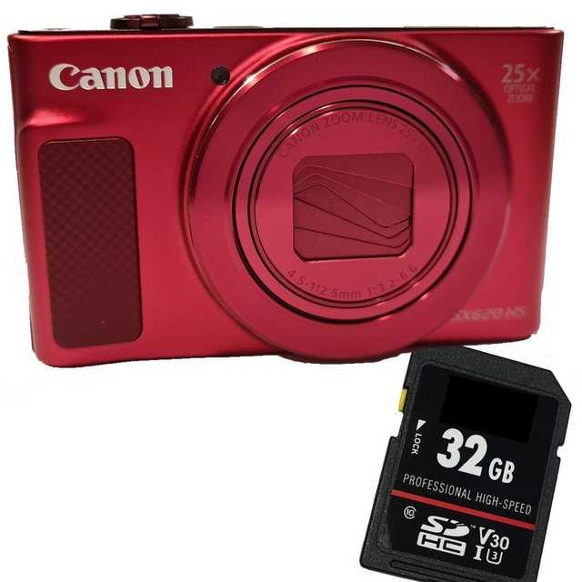 Canon Canon Powershot SX620 HS rot + SD 32 GB Kompaktkamera