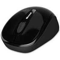 Microsoft Wireless Mobile Mouse 3500 – Maus – optisch – 3 Tasten – drahtlos – 2.4 GHz – kabelloser Empfänger (USB) – Schwarz