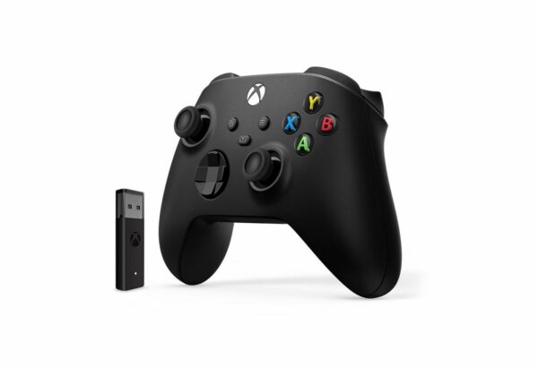 Bumpers und auf der Rückseite auf Zielkurs. Verbinde bis zu acht Xbox Wireless Controller gleichzeitig und spiele zusammen mit dem mitgelieferten Xbox Wireless Adapter drahtlos auf Windows 10 PCs. Mit der Xbox Zubehör-App kannst du Tasten inliiduell zuweisen und benutzerdefinierte Controller-Profile für deine Lieblingsspiele erstellen. Verbinde den Controller sekundenschnell mit kompatiblen Geräten und wechsle bequem zwischen ihnen. Dazu gehören Xbox Series XS