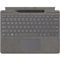 Microsoft Surface Pro8/X DE – Tastatur mit Slim Pen2 – platinum Tablet-Tastatur