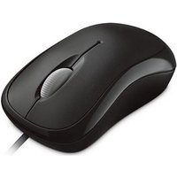 Microsoft Maus Basic Mouse schwarz Maus