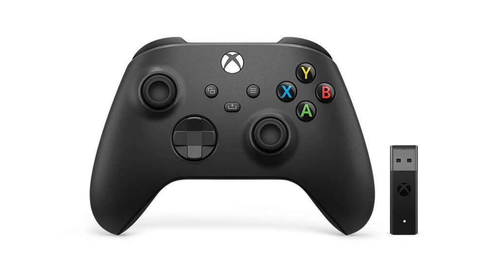 Microsoft Xbox Wireless Controller + Adapter Controller