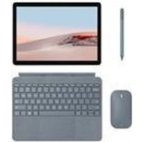 Microsoft Surface Go Type Cover – Tastatur – mit Trackpad, Beschleunigungsmesser – hinterleuchtet – Englisch – Eisblau – kommerziell – für Surface Go, Go 2