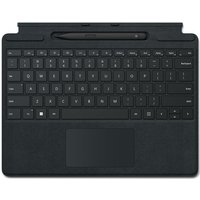 Microsoft Surface Pro Signature Keyboard – Tastatur – mit Touchpad, Beschleunigungsmesser, Surface Slim Pen 2 Ablage- und Ladeschale – QWERTY – Englisch – Schwarz – kommerziell – mit Slim Pen 2 – für Surface Pro 8, Pro X