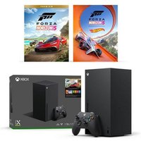 Xbox Series XSpielkonsoleXbox Series X – Forza Horizon 5 Premium Edition BundleStarte dein ultimatives Abenteuer mit der Xbox Series X und der Forza Horizon 5 Premium EditionMit 12 Teraflops roher Grafikleistung