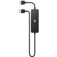 MicrosoftAdapter4K Wireless DisplayKabelloser Adapter zur BildschirmübertragungUnkomplizierter Anschluss per USB und HDMITop Bildqualität bis zu 4K mit 30 Bildern/sSchnelle und sichere Wireless-Verbindung im 802.11ac Standard mit Dualband-TechnologieSpiegelt alle Inhalte auf Fernseher oder MonitoreKompatibel mit Miracast®-fähigen Geräten (Windows 10 oder Windows 8.1)