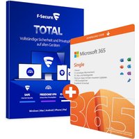 Microsoft 365 Single + F-Secure Total Security & VPN | Download & Key