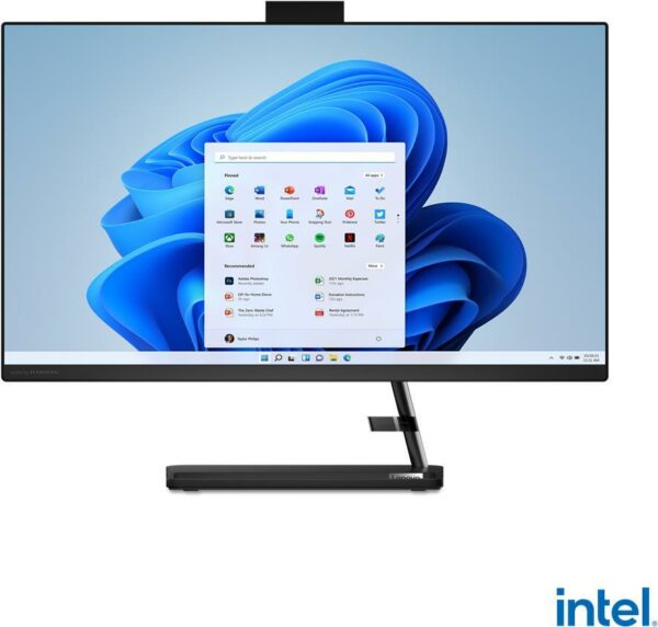 Kurzinfo: Lenovo IdeaCentre AIO 3 27IAP7 F0GJ - All-in-One (Komplettlösung) - mit Ständer - Core i3 1220P / 1.5 GHz - RAM 8 GB - SSD 512 GB - NVMe - UHD Graphics - GigE